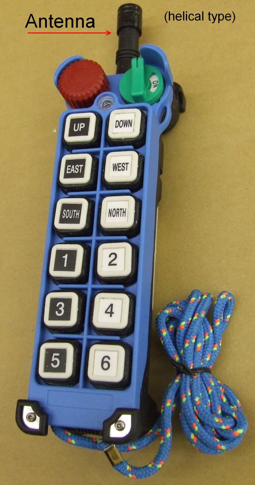 Industrial Radio Remote Control Transmitter - FCC ID JI9-F22-24E0032 - Intercontinental Technologies Ltd