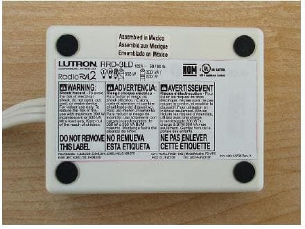 Dimmer Switch - FCC ID JPZ0106 - Lutron Electronics Company Inc