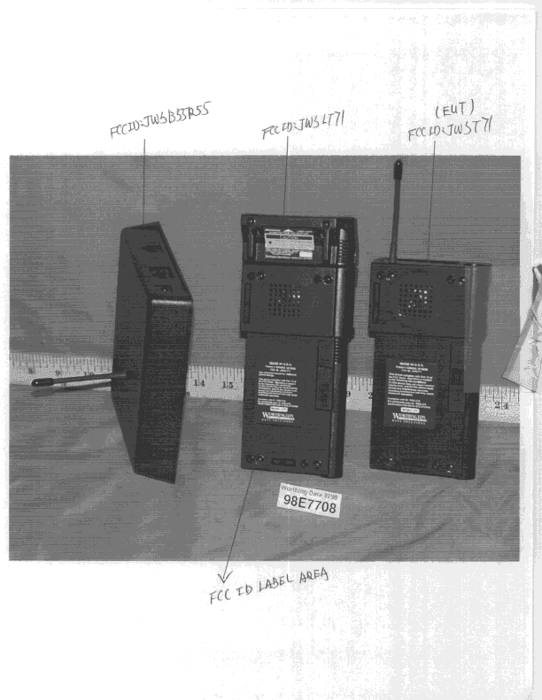 DXT - Part 15 Low Power Transceiver, Rx Verified - FCC ID JWST71A - Worthdata Inc