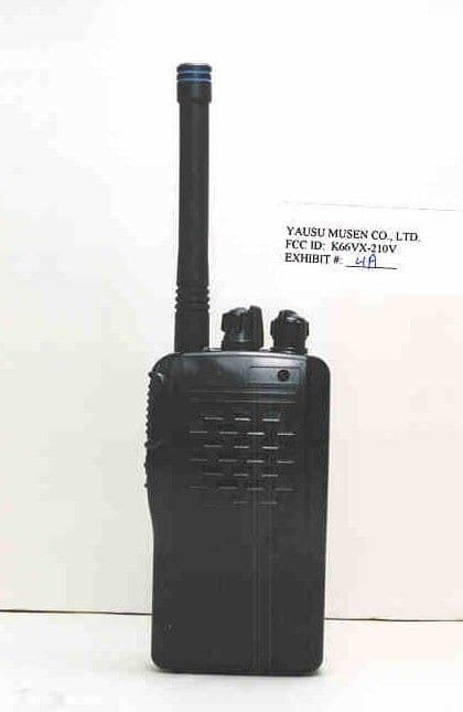 TNF - Licensed Non-Broadcast Transmitter Held to Face - FCC ID K66VX-210V - Yaesu Musen Co., Ltd.