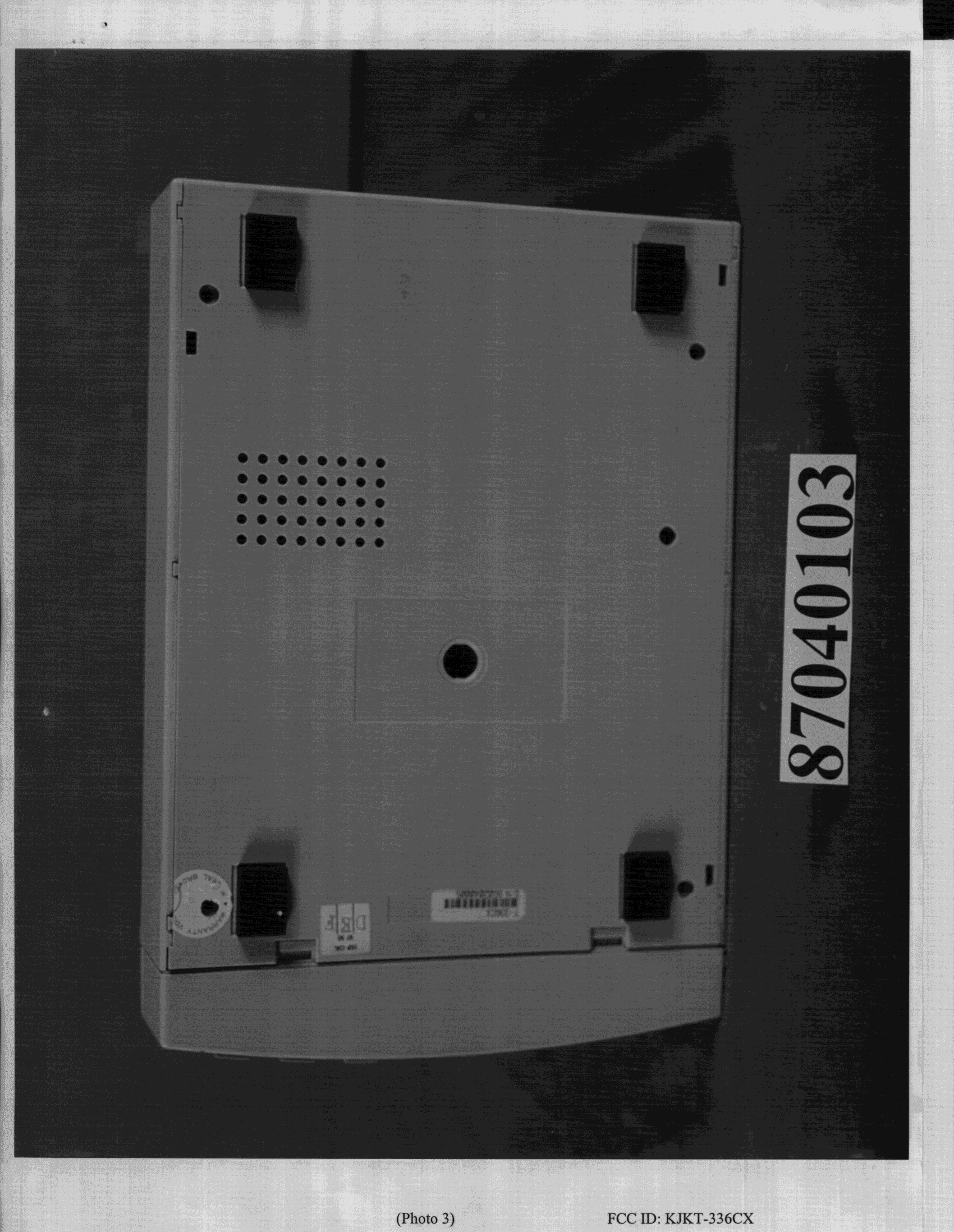 JBP - Part 15 Class B Computing Device Peripheral - FCC ID KJKT-336CX - Tainet Communication System Corp