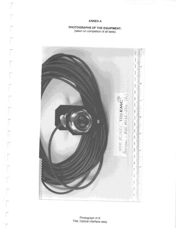 Machine Interface Receiver - FCC ID KQGMI16-224 - Renishaw plc