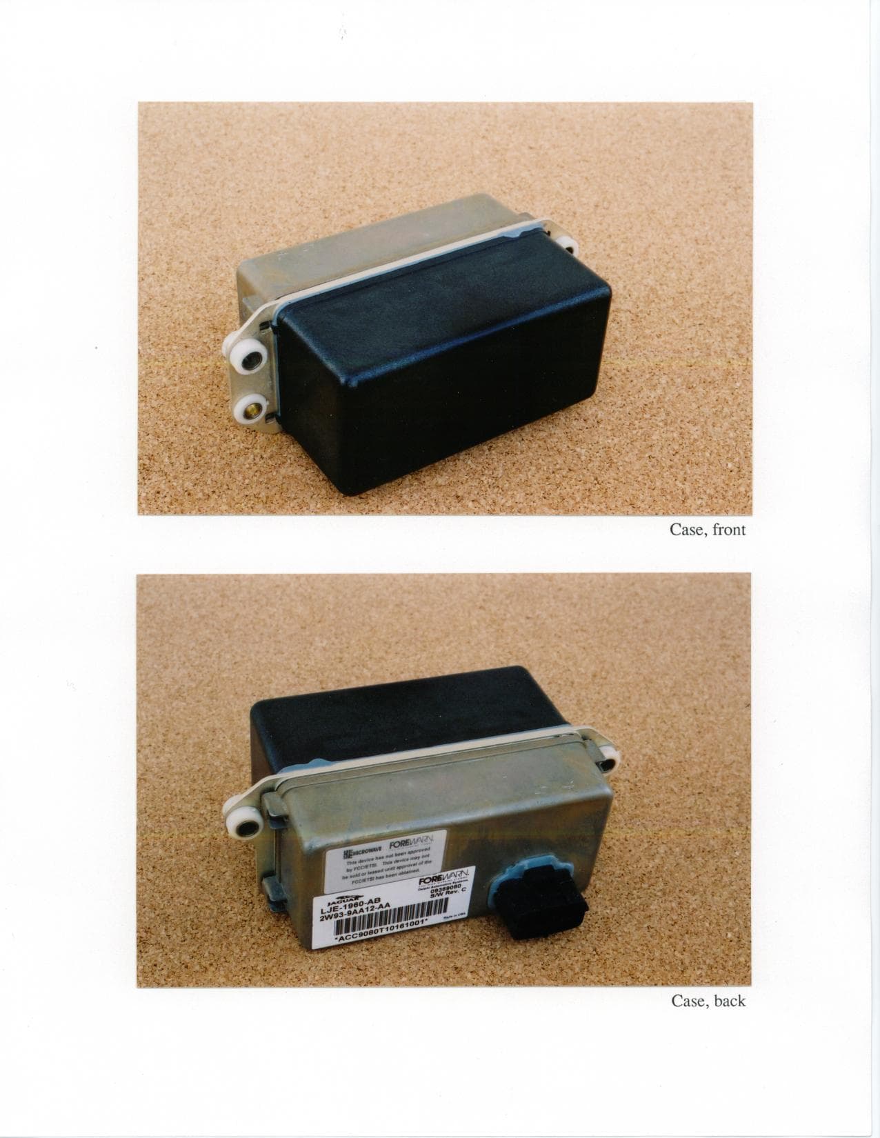 Vehicle Radar Sensor - FCC ID L2C0015TR - APTIV Services US LLC