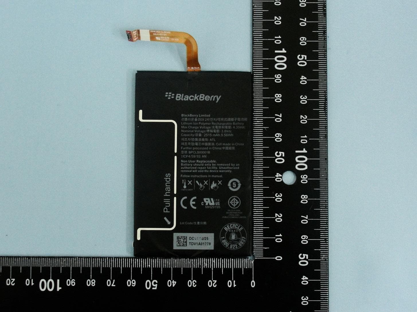 Smartphone - FCC ID L6ARHE150LW - BlackBerry Limited