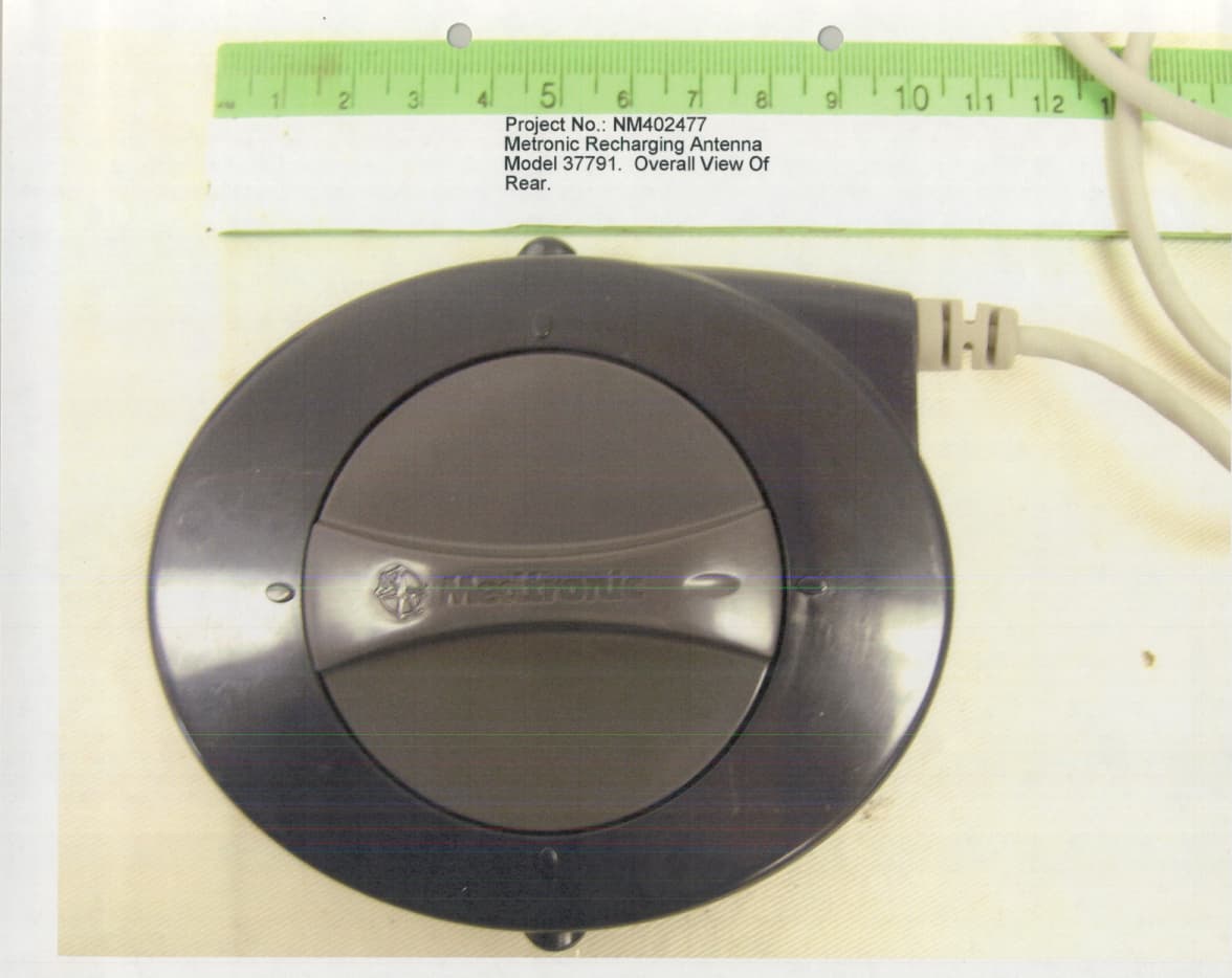 Patient Recharge System (INSR) - FCC ID LF537751 - Medtronic, Inc.