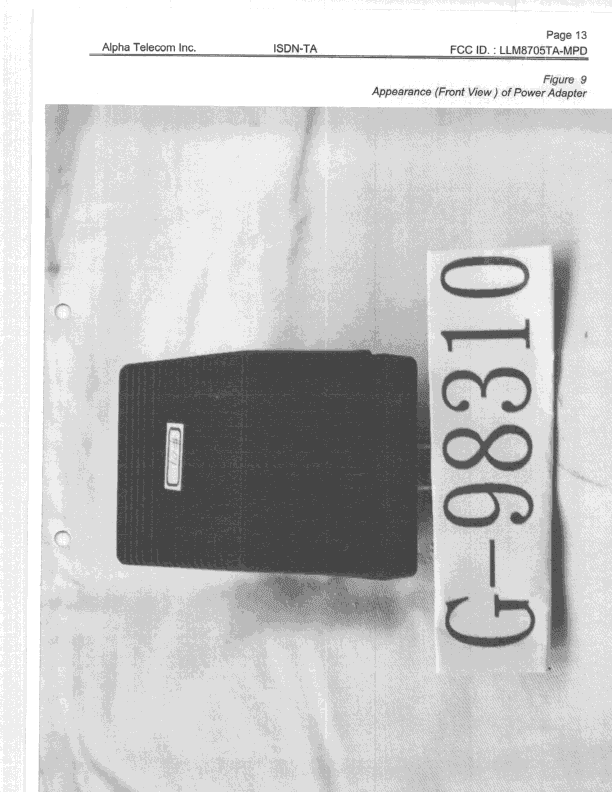 JBP - Part 15 Class B Computing Device Peripheral - FCC ID LLM8705TA-MPD - Eumitcom Technology Inc.