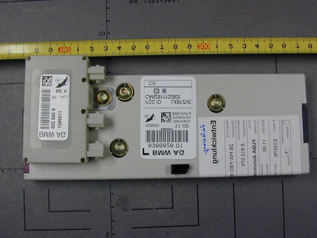 Automotive Security Receiver - FCC ID LX8765E - Bayerische Motoren Werke AG