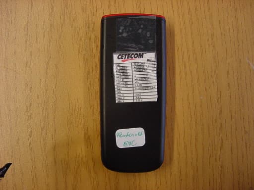 GSM 850/1900 Mobile Phone - FCC ID M9HA6CAE6P - Sagem Wireless