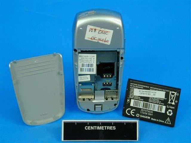 Dual-Band handset GSM/GPRS with Bluetooth - FCC ID M9HDC2006A - Sagem Wireless