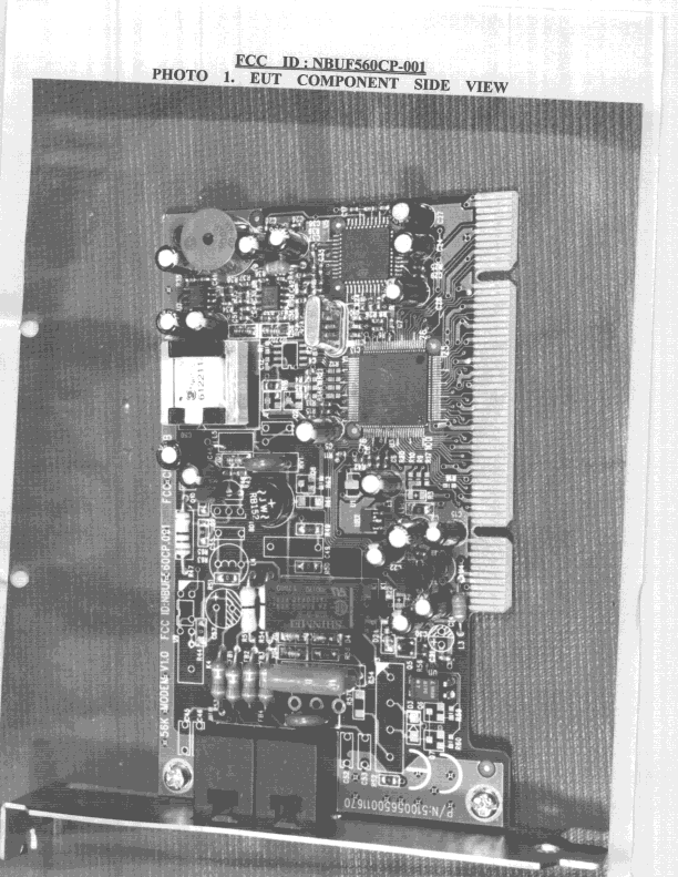 JBP - Part 15 Class B Computing Device Peripheral - FCC ID NBUF560CP-001 - Timedia Technology
