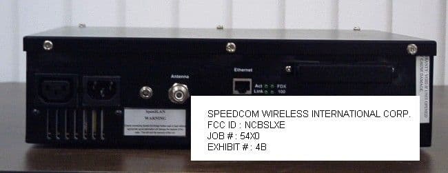 DSS - Part 15 Spread Spectrum Transmitter - FCC ID NCBSLXE - Wave Wireless Networking