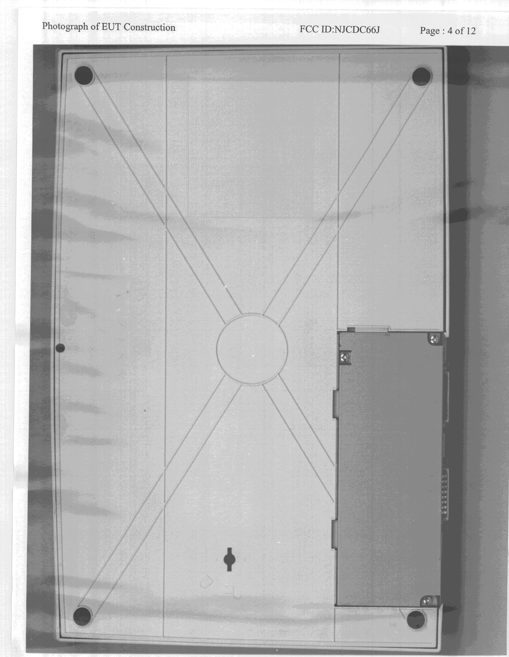 Scanner Model: DC66J - FCC ID NJCDC66J - Foxlink Image Technology Co