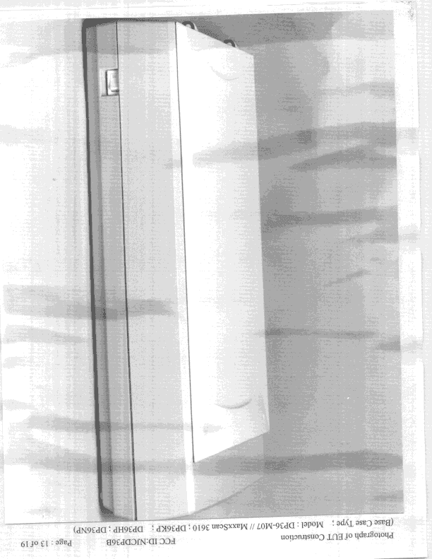 JBP - Part 15 Class B Computing Device Peripheral - FCC ID NJCDP36B - Foxlink Image Technology Co