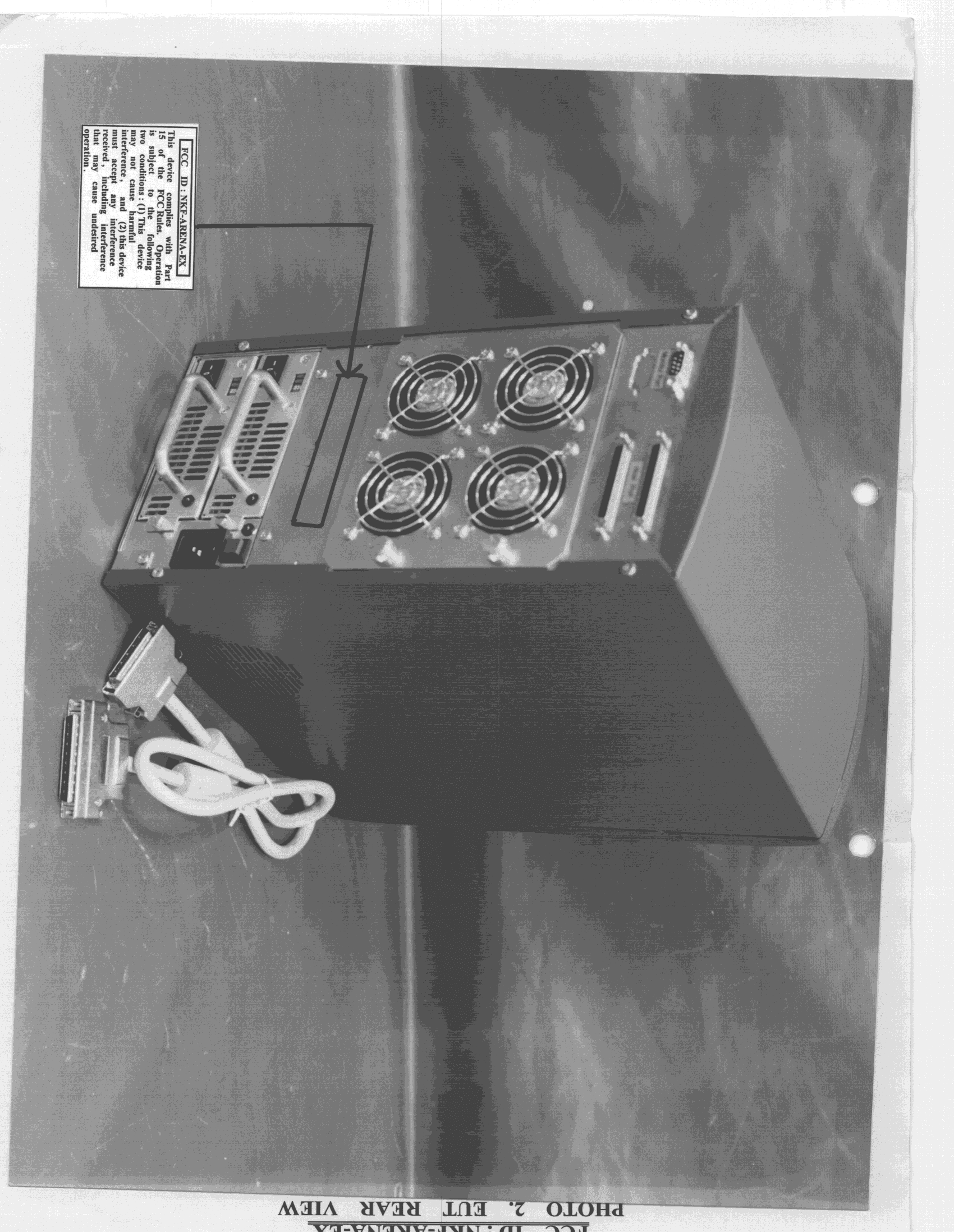 Disk Array System - FCC ID NKF-ARENA-EX - Maxtronic International Co Ltd