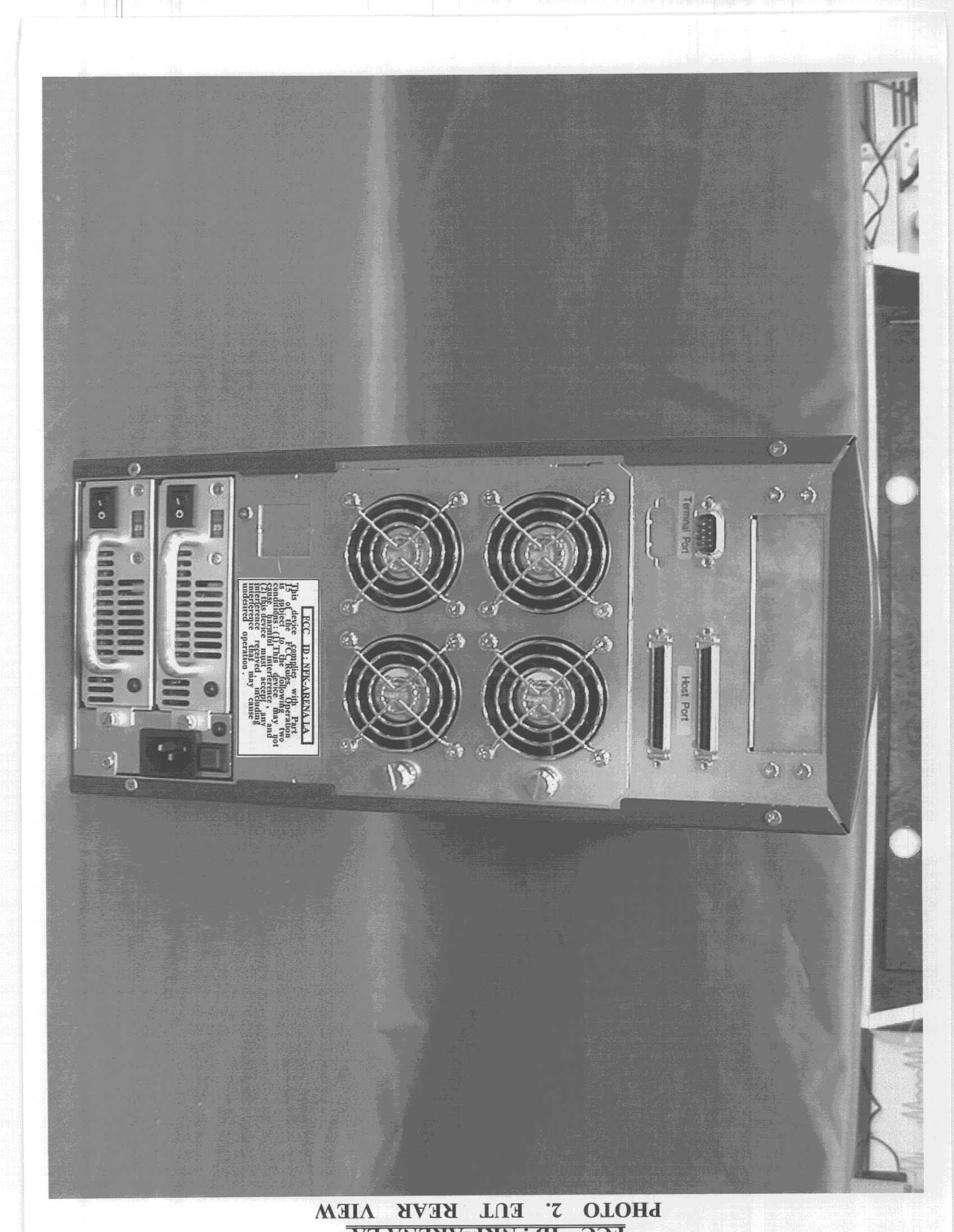 SCSI to IDE Disk Array System - FCC ID NKF-ARENALA - Maxtronic International Co Ltd