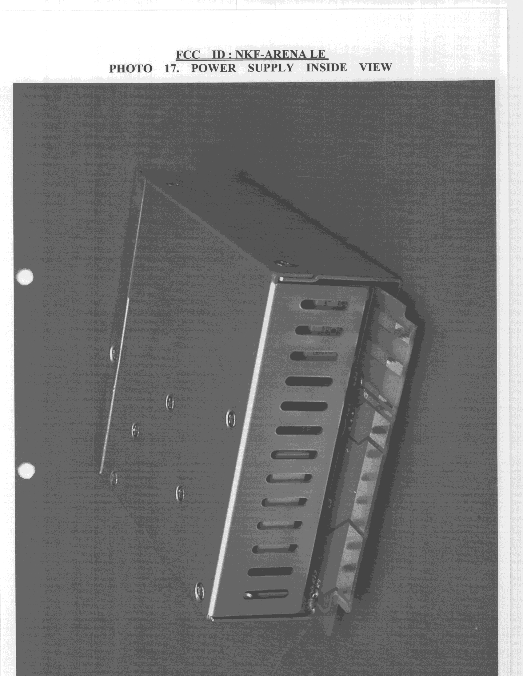 SCSI to IDE Disk Array System - FCC ID NKF-ARENALE - Maxtronic International Co Ltd