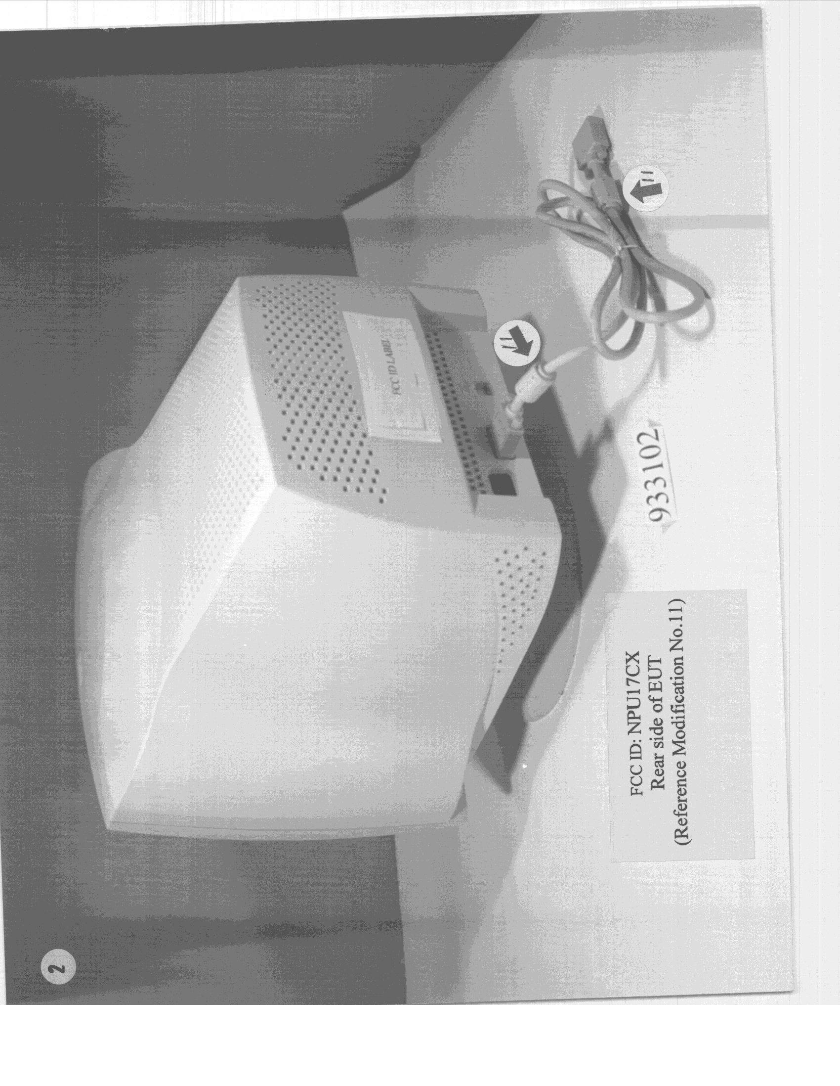 JBP - Part 15 Class B Computing Device Peripheral - FCC ID NPU17CX - Ariestec Inc
