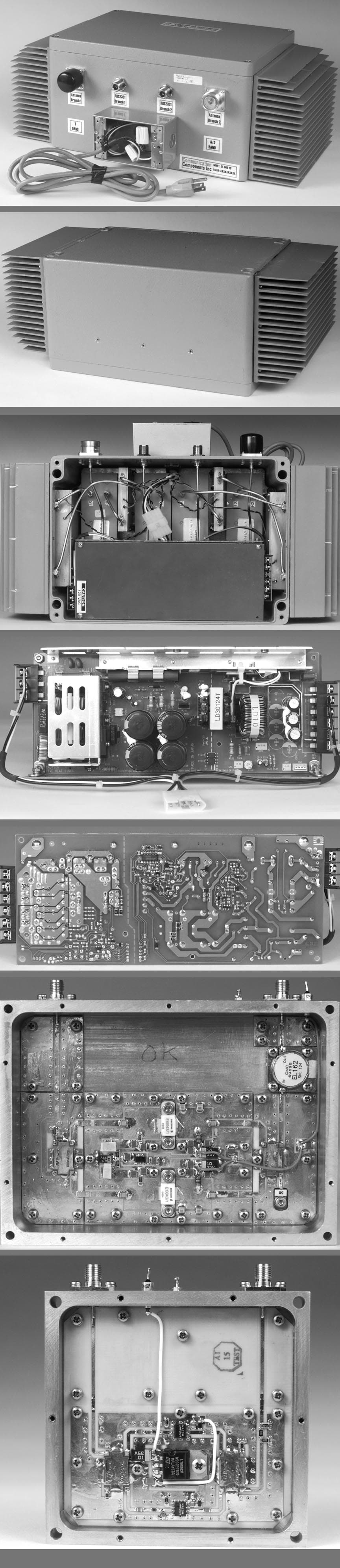 Single Channel Amplifier - FCC ID NT3CE-1819-20 - Communication Components Inc