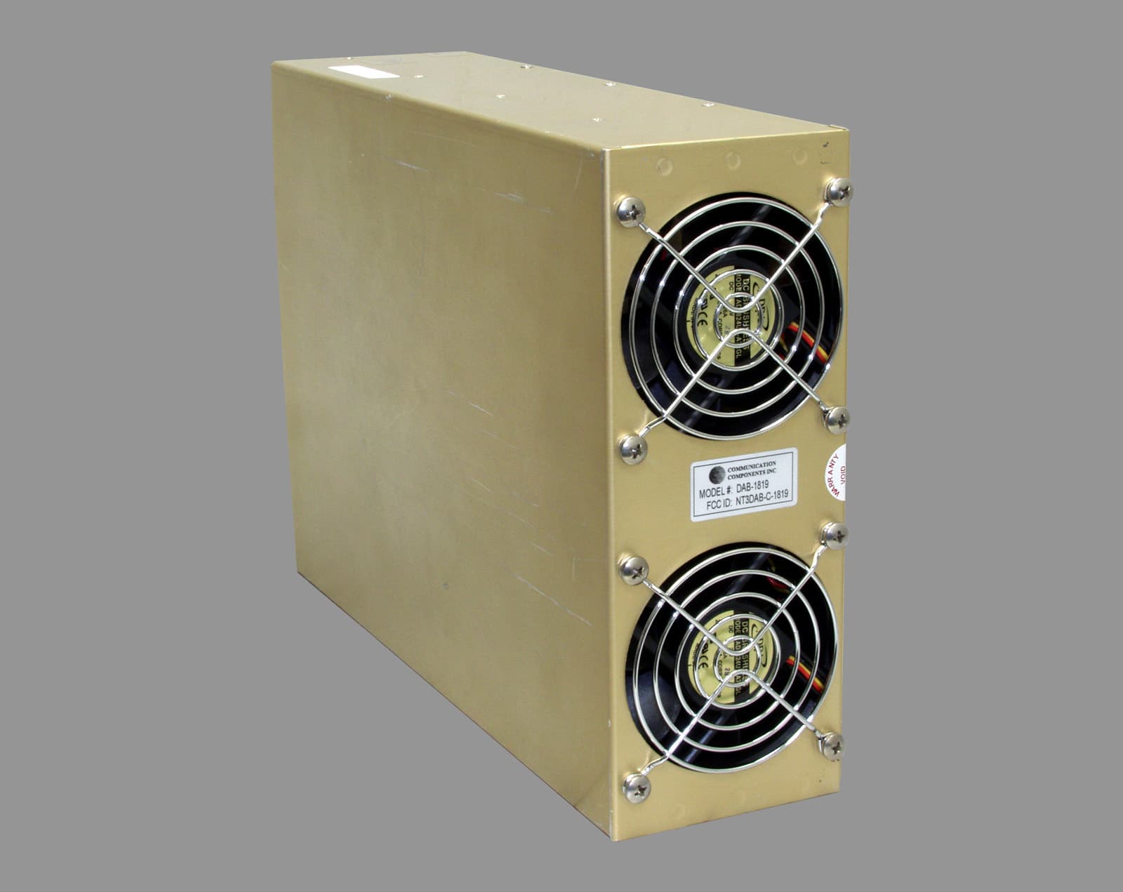 Dual Amplifier Booster - FCC ID NT3DAB-DAC-1819 - Communication Components Inc