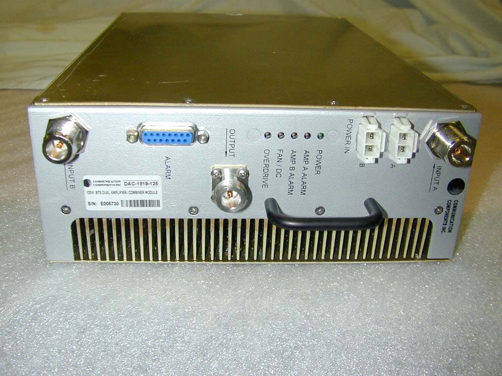 Broadband PCS Amplifier - FCC ID NT3DAC-1819-125 - Communication Components Inc