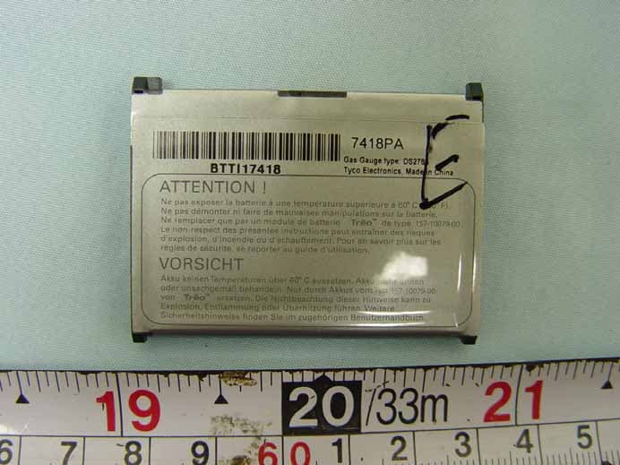 SmartPhone With Bluetooth - FCC ID O8F-747 - Palm Inc