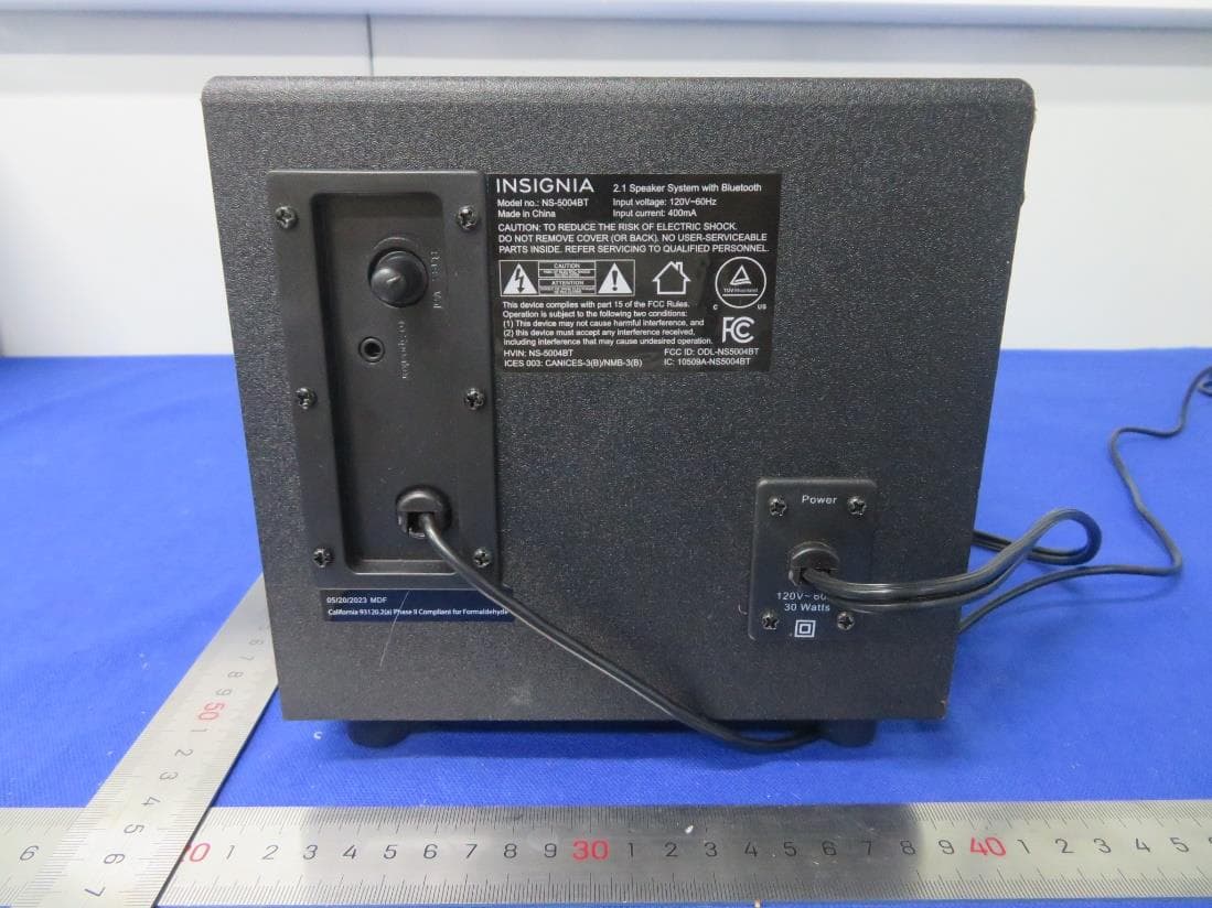 2.1 Speaker System with Bluetooth - FCC ID ODL-NS5004BTV2 - Cyber Acoustics (HK) Ltd.