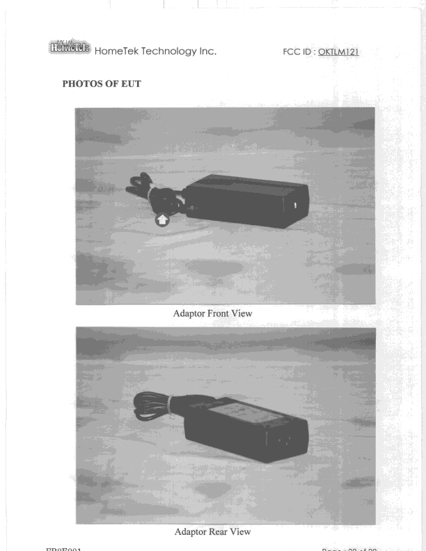LCD Monitor - FCC ID OKTLM121 - GrandView Technology Inc.