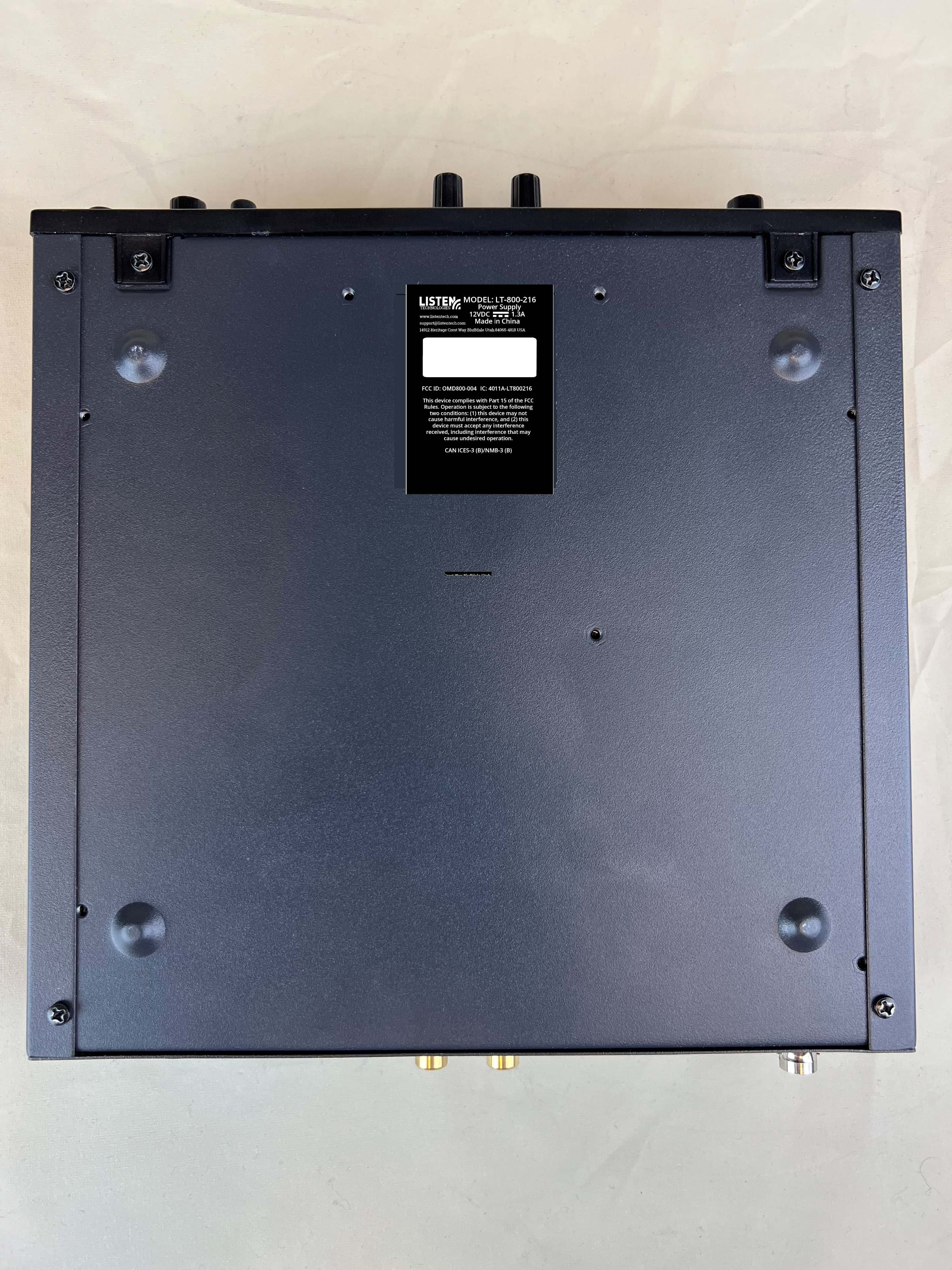 Assisted Listening Technology Device - FCC ID OMD800-004 - Listen Technologies Corporation