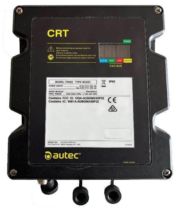 Transceiver unit - FCC ID OQA-TR0N2BC0Z3 - Autec s.r.l.