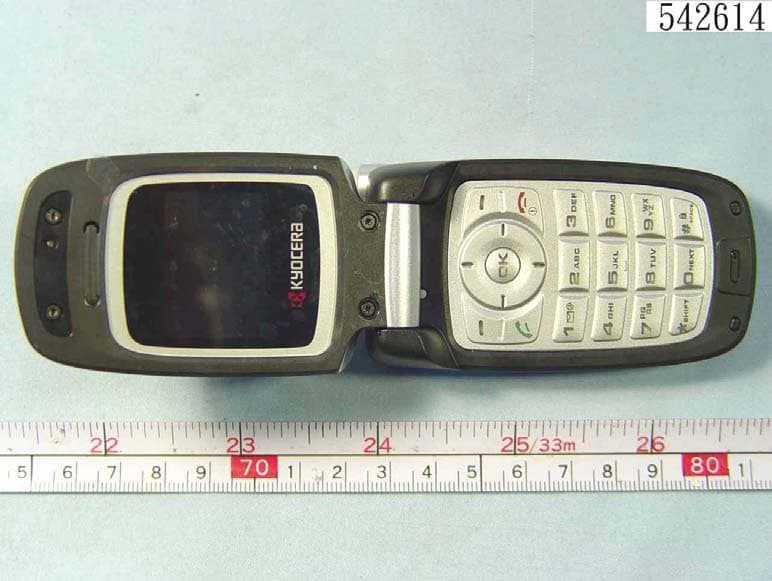 Single-mode, Single-band CDMA cellular phone - FCC ID OVFKWC-KX7 - Kyocera International, Inc