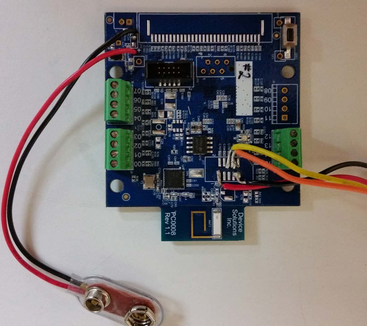 Sensor II Board Module - FCC ID OXW-PA0020 - Device Solutions Inc.