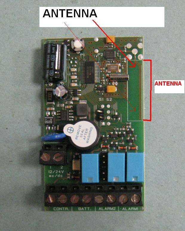 RADIOSAFE MASTER TRANSCEIVER WITH INTEGRATED ANTENNA 2.4 Ghz - FCC ID P59RCSP240A04ALB - Teleco Automation S.r.l.