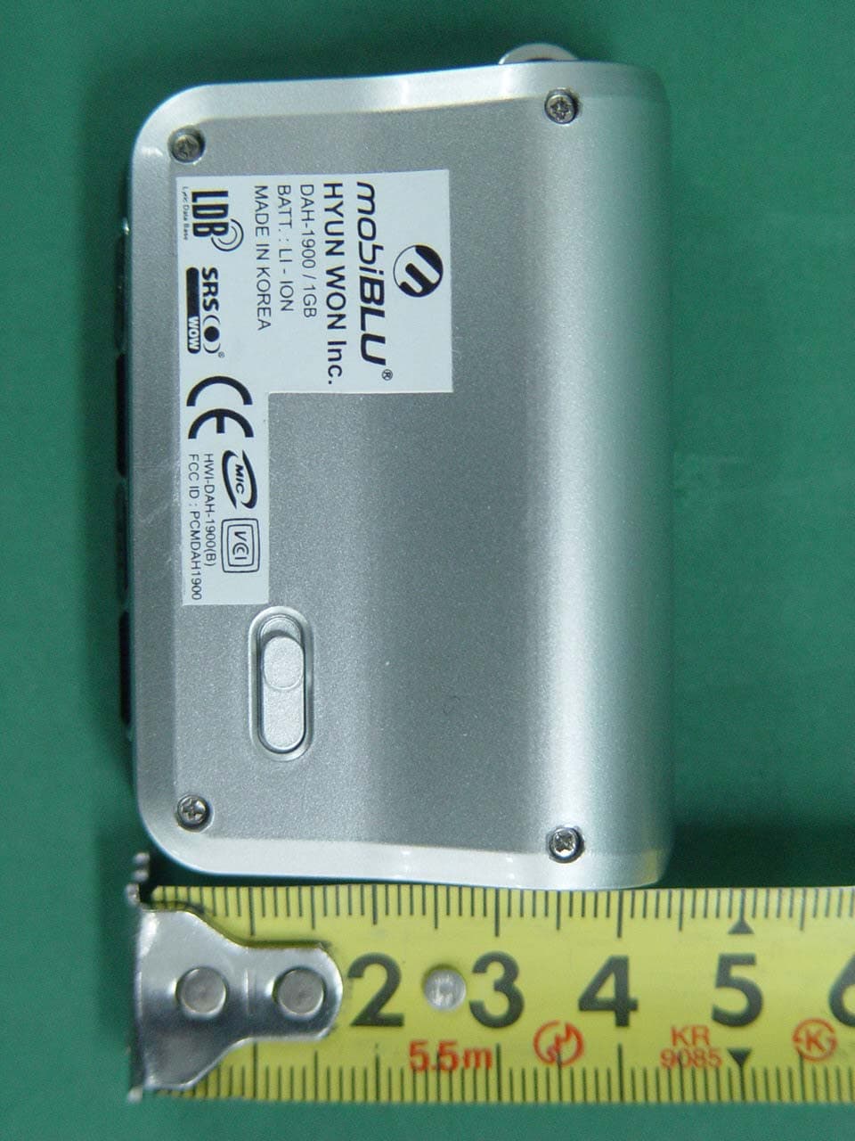 MP3 Player - FCC ID PCMDAH1900 - Hyun Won Inc.