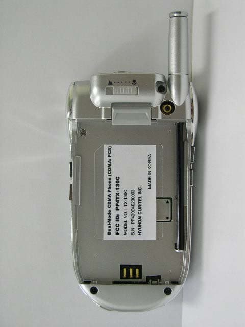 Dual-Mode CDMA Cellular Phone - FCC ID PP4TX-130C - Pantech Co., Ltd.