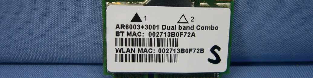 Low Power 1x1 802.11 b/g/n (SDIO) Card - FCC ID PPD-ARS63S - Qualcomm Atheros, Inc.