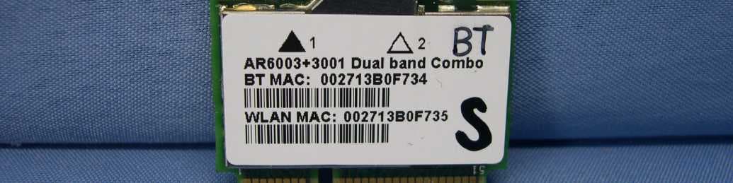 Low Power 1x1 802.11 b/g/n (SDIO) + BT Combo Card - FCC ID PPD-ARS63SB - Qualcomm Atheros, Inc.