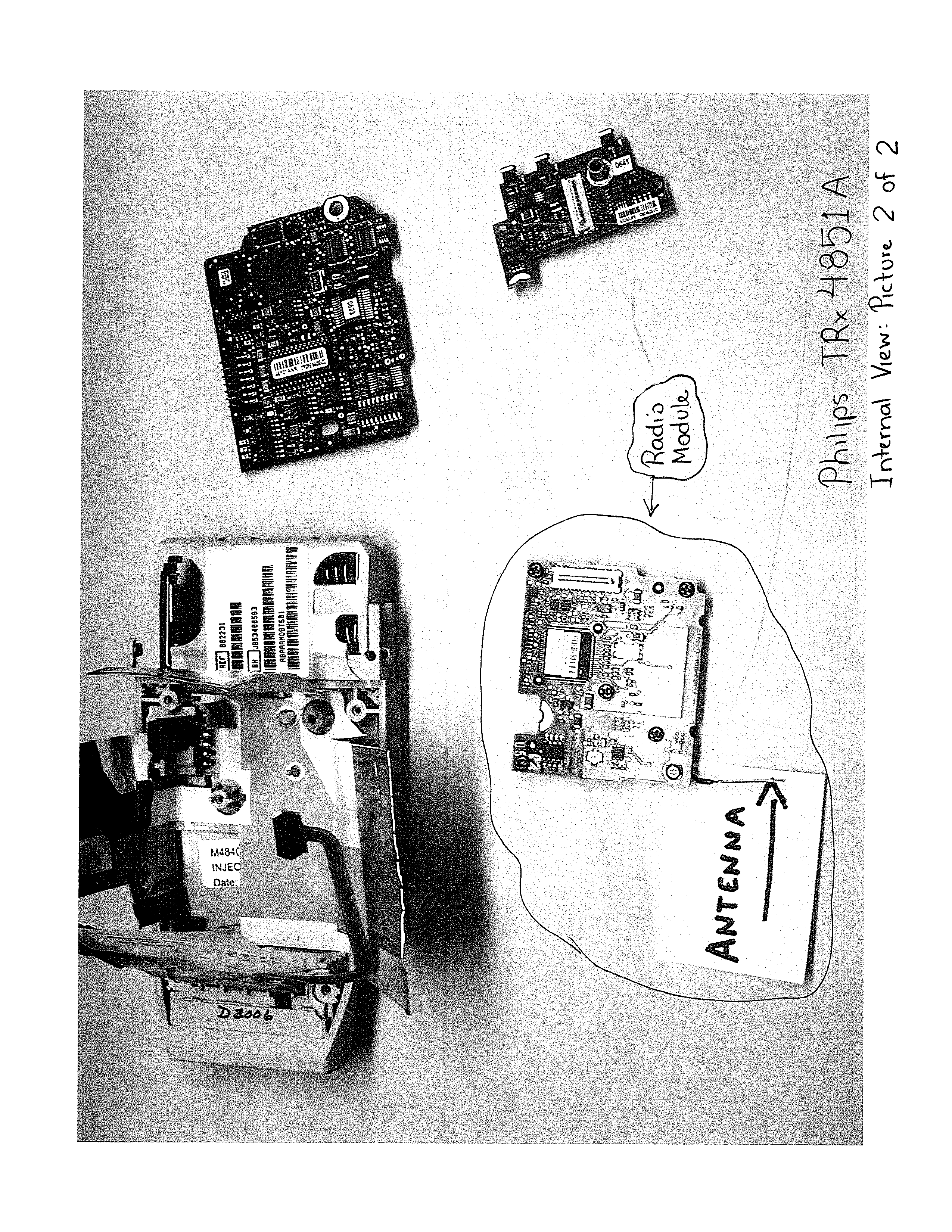 Medical telemetry patient worn device - FCC ID PQC-4851 - Philips Medical Systems North America Co.