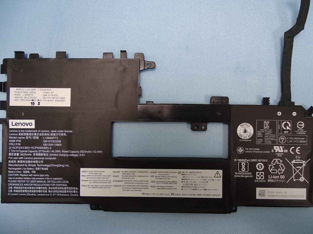 Notebook Computer - FCC ID PU5-TP00111AUC - Wistron Corporation