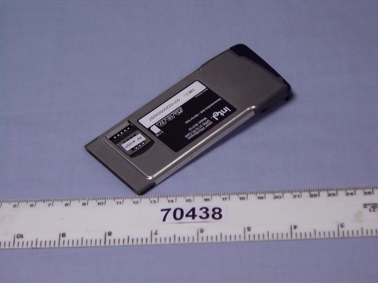PCS GSM/GPRS PC Card - FCC ID PUKIG3110 - Xircom, An Intel Company