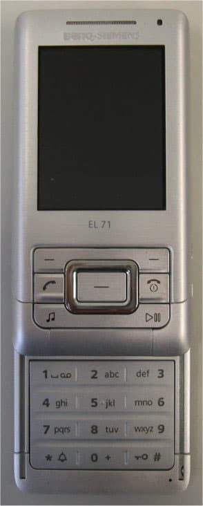 Tri-Band GSM Mobile Phone with BT - FCC ID PWX-EL71 - BenQ Mobile GmbH & Co. OHG