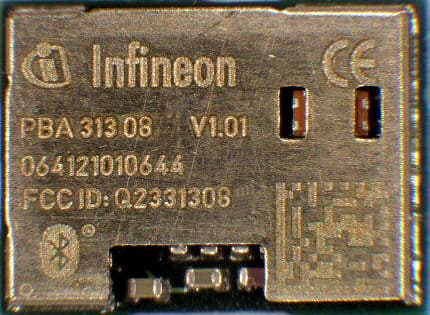 Bluetooth EDR module - FCC ID Q2331308 - Intel Mobile Communications GmbH