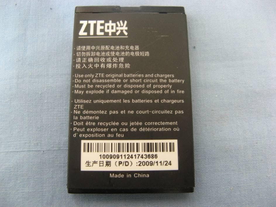 3G Phone - FCC ID Q78-ZTEF100 - ZTE Corporation