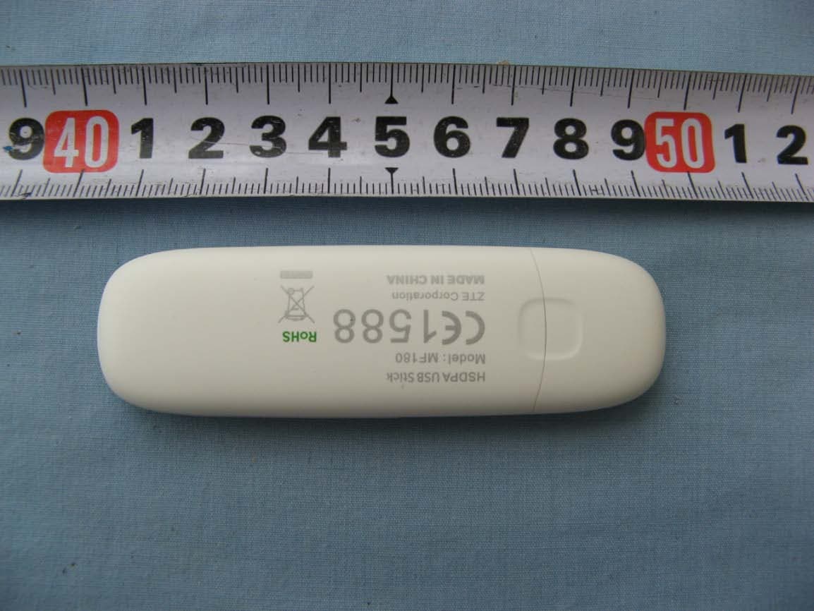 HSDPA USB Stick - FCC ID Q78-ZTEMF180 - ZTE Corporation