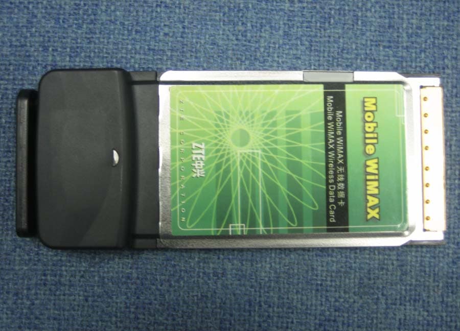 WiMax Wireless Data Card - FCC ID Q78-ZXMBW-TP25E - ZTE Corporation