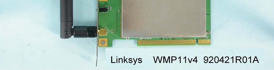 Wireless-B PCI Adapter - FCC ID Q87-WMP11V4 - LINKSYS LLC