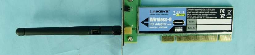 Wireless-G PCI Adapter with RangeBooster - FCC ID Q87-WMP54GR - LINKSYS LLC