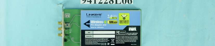 Wireless-G PCI Adapter with SRX400 - FCC ID Q87-WMP54GX4 - LINKSYS LLC