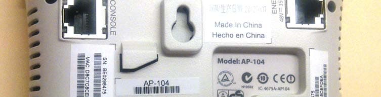 Aruba Networks Access Point - FCC ID Q9DAP104 - Hewlett Packard Enterprise Company
