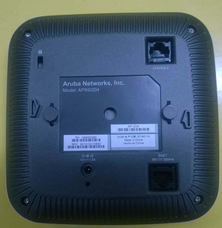 Wireless Access Point - FCC ID Q9DAPIN0204205 - Hewlett Packard Enterprise Company