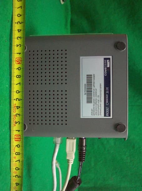 ADSL Modem - FCC ID QB3CORECESS3114 - Corecess Inc.